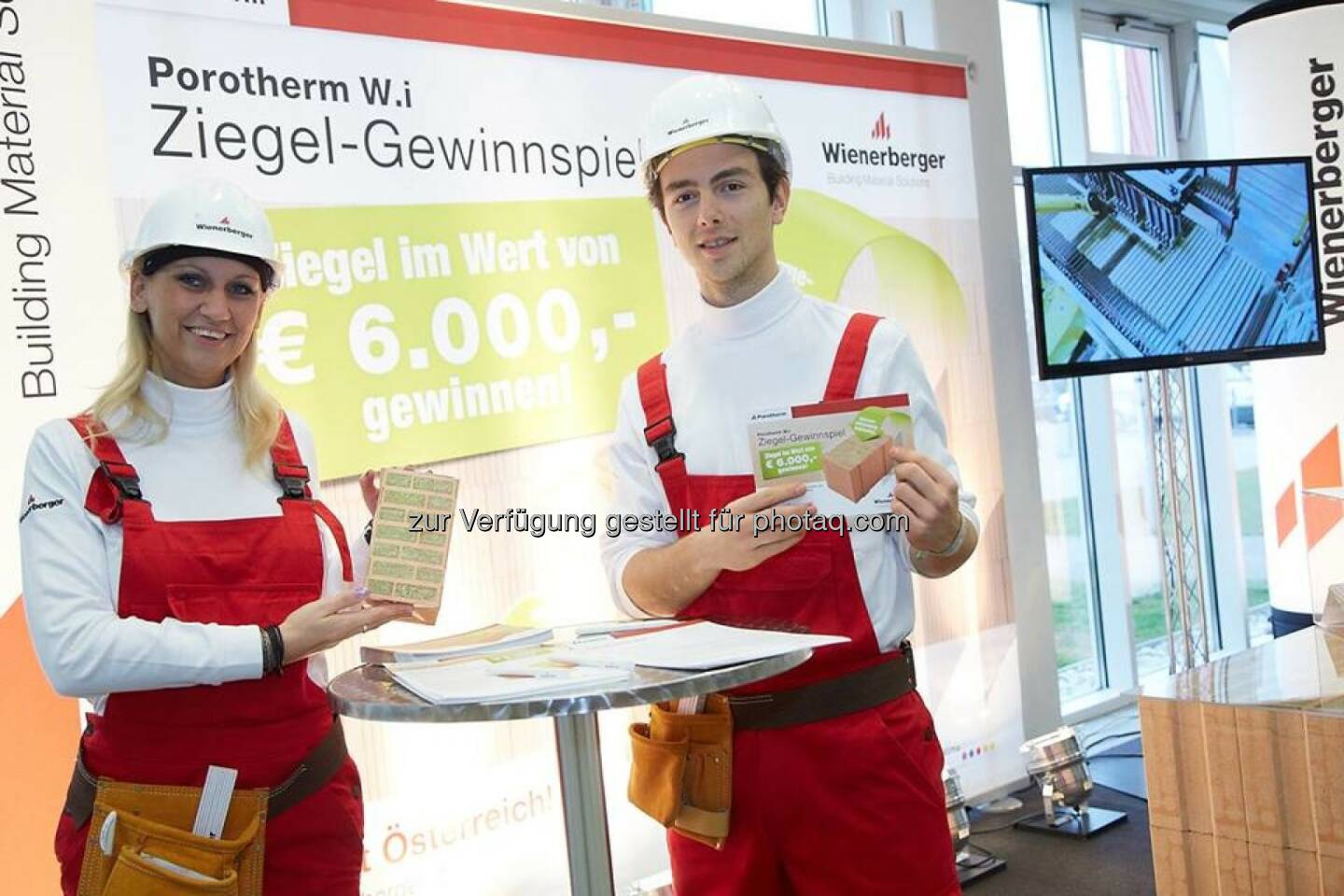 Wienerberger auf der Tiroler Hausbau & Energie Messe in Innsbruck. Mehr als 200 Aussteller präsentieren die neuesten Trends rund ums Planen, Bauen, Sanieren und Finanzieren (c) Wienerberger