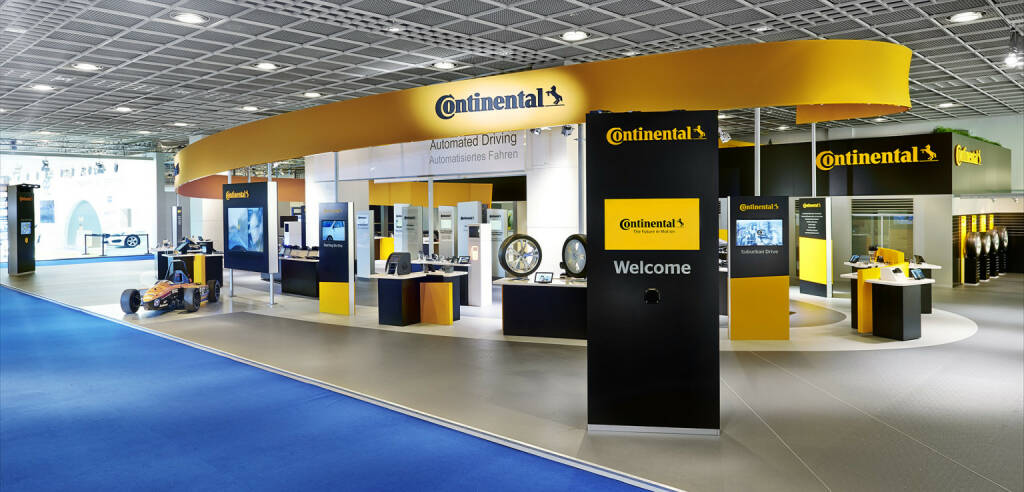 Der Continental-Stand auf der IAA 2013., © Continental AG (Homepage) (03.02.2014) 