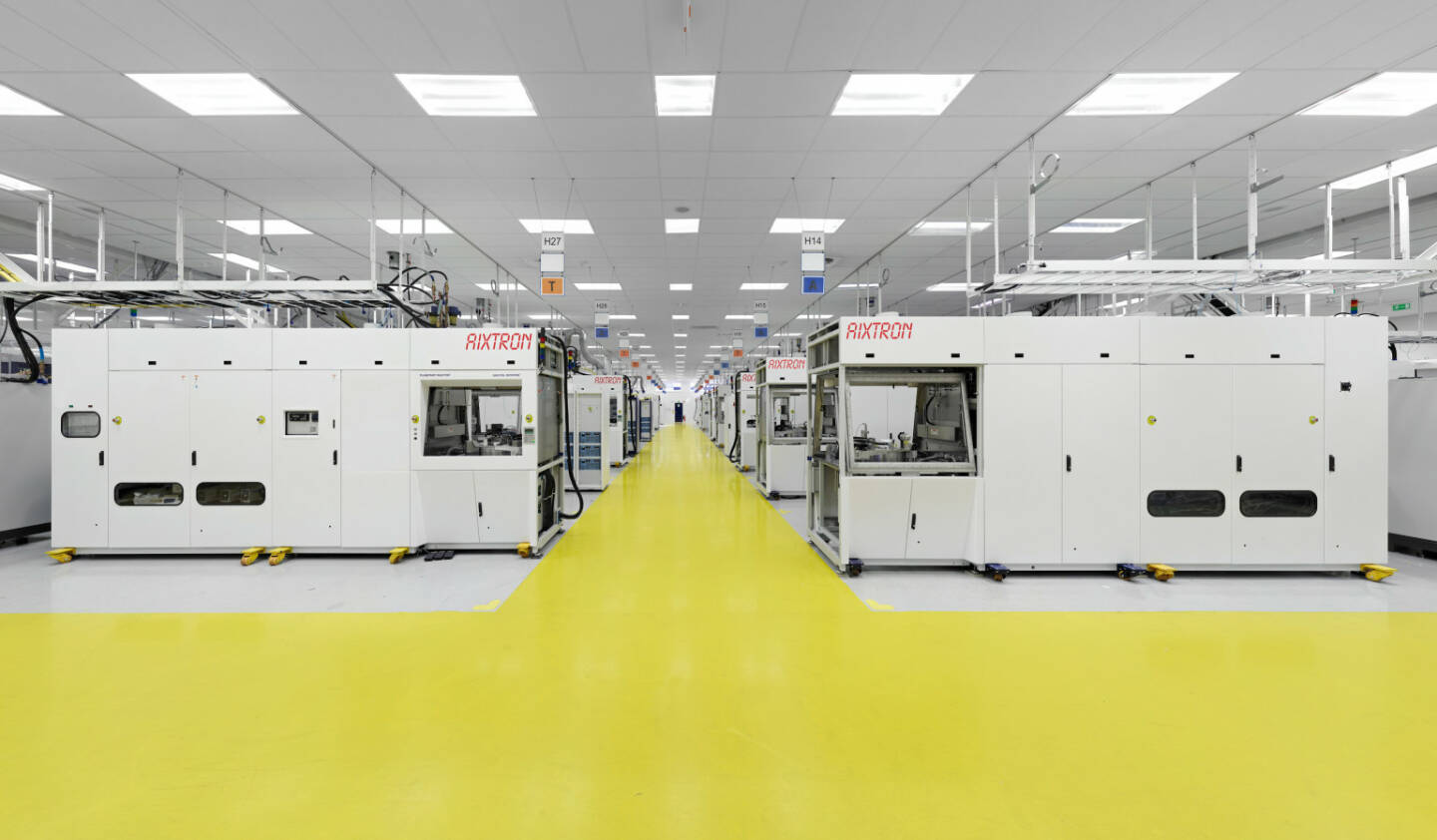 Aixtron Produktionshalle