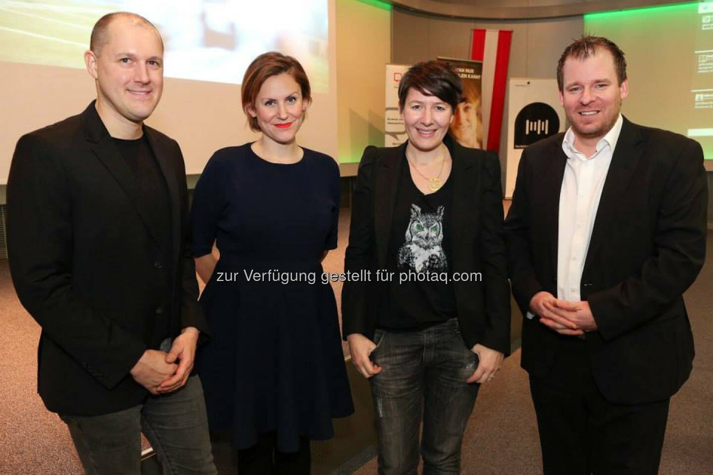 Dani Terbu, Dieter Zirnig, Katja Hentschel, Rudi Fußi (Bild: Katharina Schiffl)