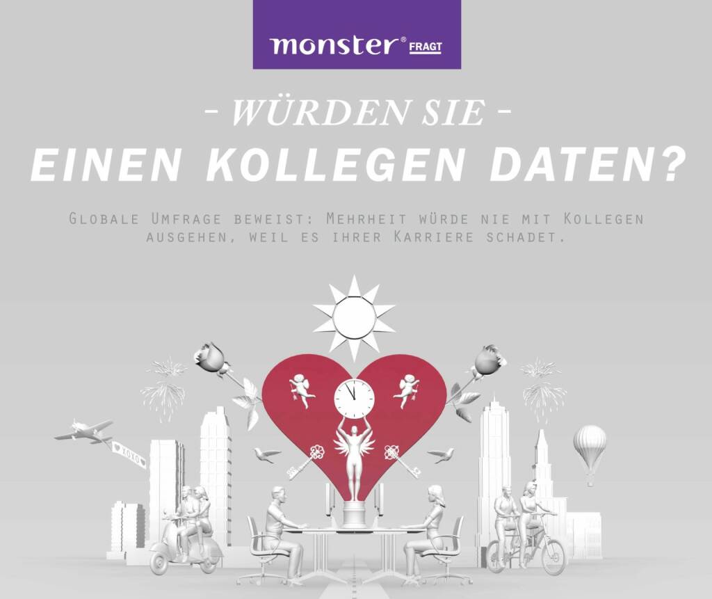 Würden Sie einen Kollegen daten?, © monster.at (11.02.2014) 