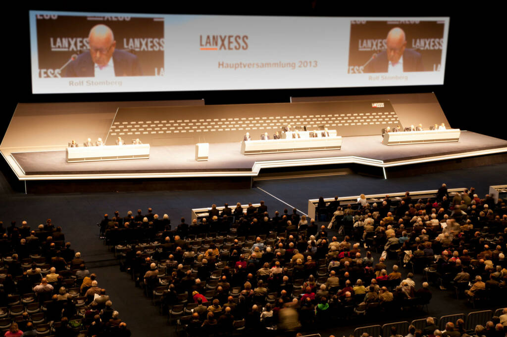 Lanxess Hauptversammlung 2013, © Lanxess AG (Homepage) (11.02.2014) 