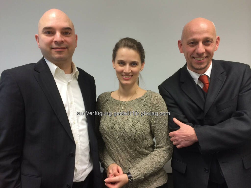 Mit Sascha Samvilian, Werner Morbitzer und Boriana Gebova wechseln drei ausgewiesene Vertriebs-Experten zur APC Business Services GmbH. 
Drei neue Key Account Manager verstärken das Wiener Sales Team, © Aussendung (13.02.2014) 