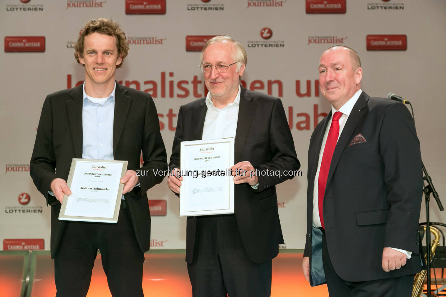 Andreas Schnauder (Standard), Josef Urschitz (Presse), Georg Taitl (“Der Österreichische Journalist”)