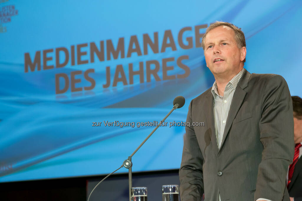 Horst Pirker (Medecco, Verlagsgruppe News), © Der österreichische Journalist/APA-Fotoservice/Schedl (13.02.2014) 