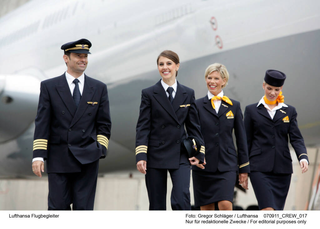 Lufthansa Flugbegleiter Foto: Gregor Schlaeger , © Lufthansa AG (Homepage) (17.02.2014) 