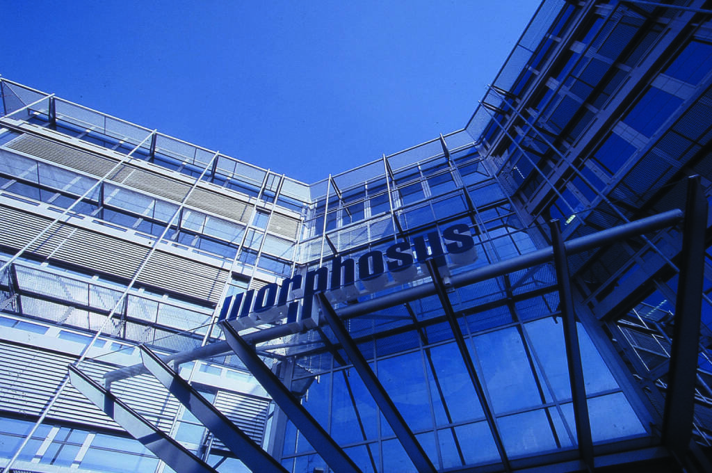Eingang des MorphoSys-Stammsitzes in Martinsried bei München, © MorphoSys AG (Homepage) (23.02.2014) 