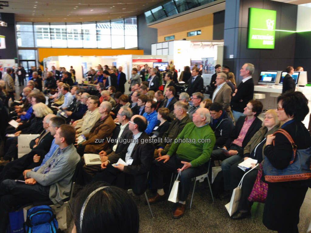 Publikum Deutsche Anlegermesse Frankfurt, © wikifolio (24.02.2014) 