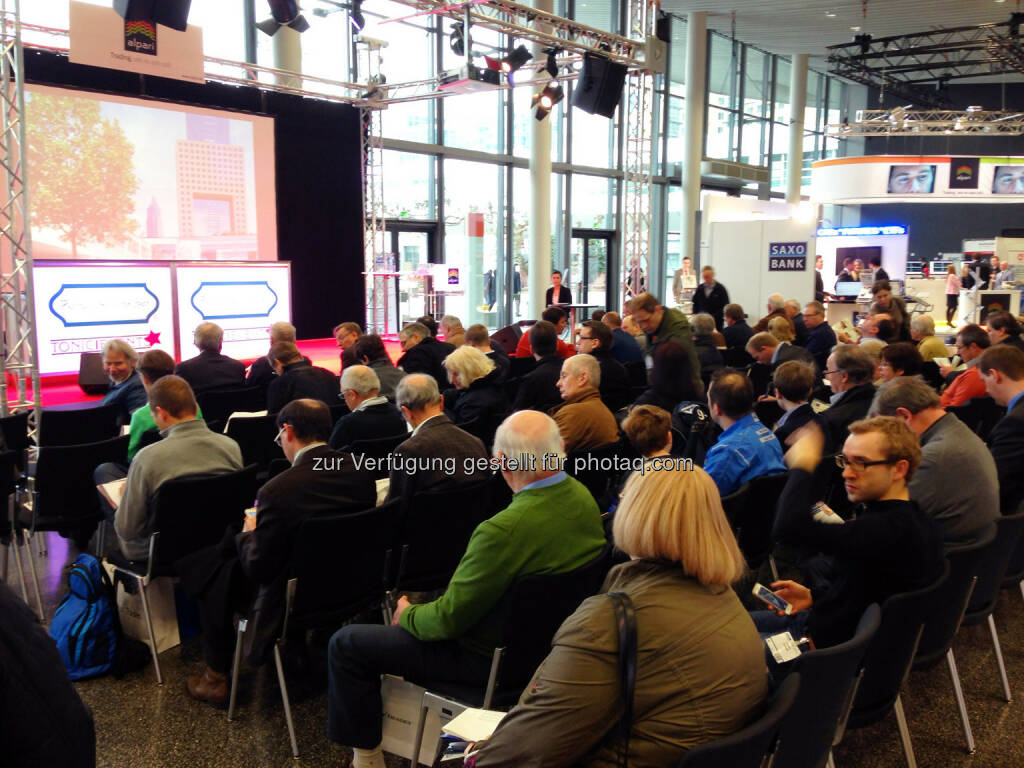 Publikum Deutsche Anlegermesse Frankfurt, © wikifolio (24.02.2014) 