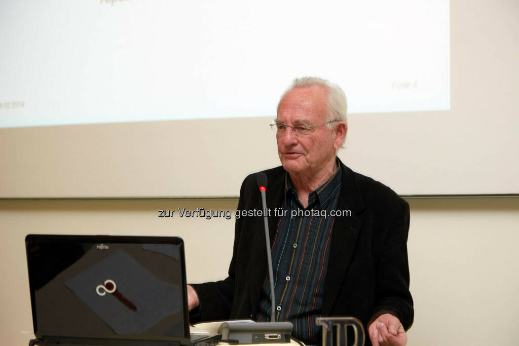 Peter Heintel hielt einen Vortrag Vom Sparen und der Gier, © IVA (24.02.2014) 