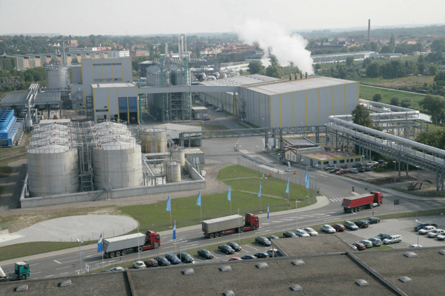 Südzucker Bioethanol Produktion am Standort Zeitz