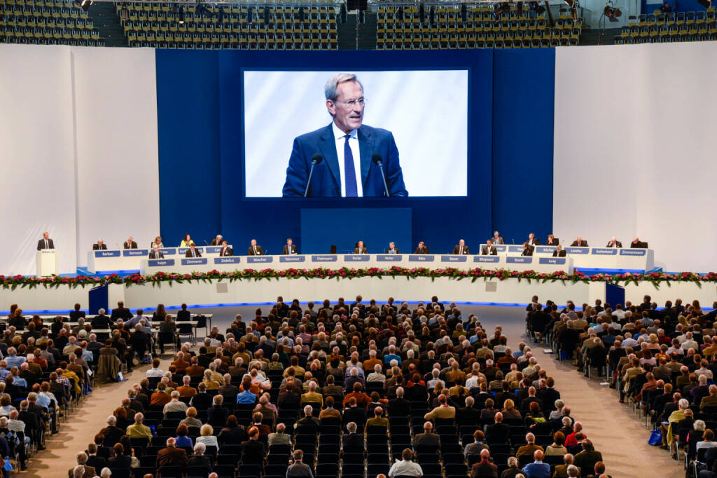 Michael Diekmann auf der Allianz Hauptversammlung 2013 in der Olympiahalle, München, © Allianz SE (Homepage) (12.03.2014) 