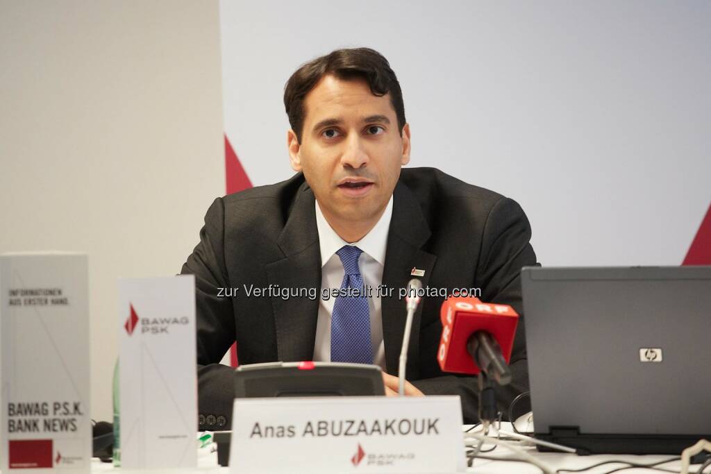 Anas Abuzaakouk, CFO Bawag PSK , ©  Bawag PSK/APA-Fotoservice/Preiss (14.03.2014) 