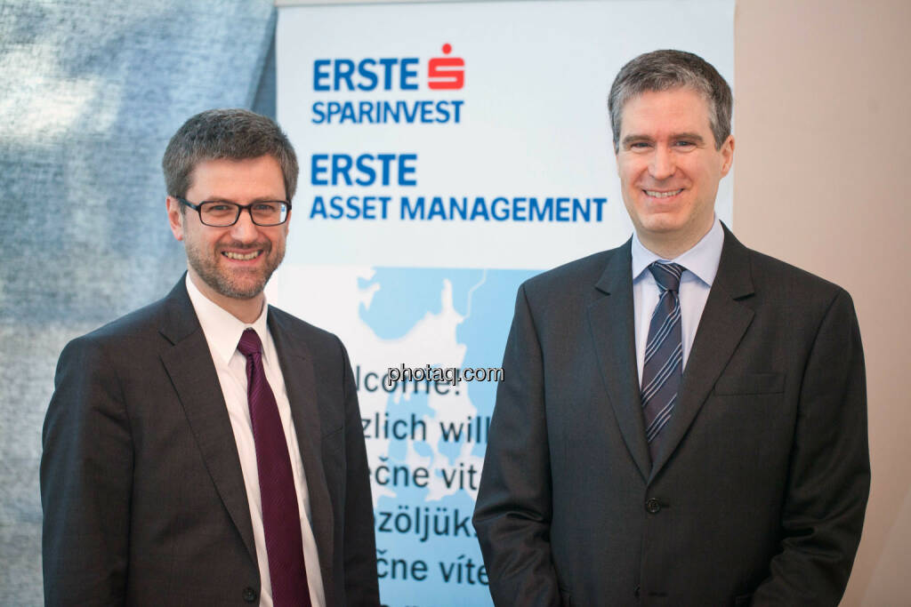Harald Egger (Aktienchef Erste Asset Management), Harald Kober (Senior Aktienfondsmanager Espa Stock Biotec), © Michaela Mejta (14.03.2014) 
