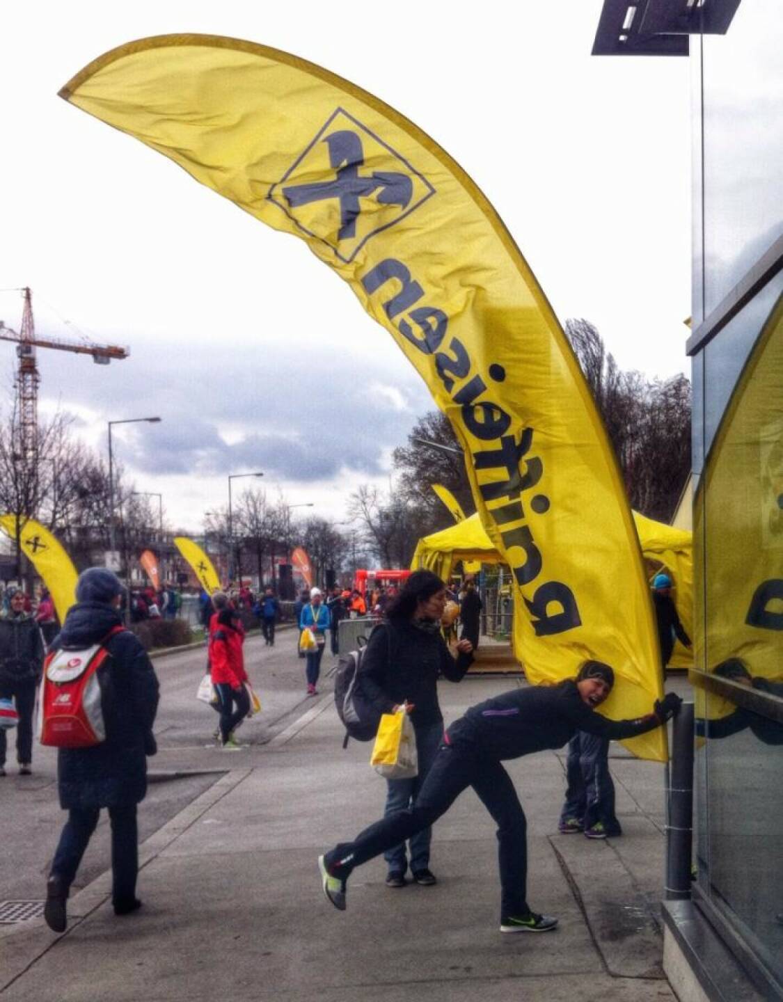 Wien Energie Fun Run am 16. März. Raiffeisen im Wind 