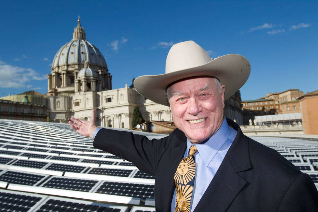 Larry Hagman wirbt für SolarWorld AG, © SolarWorld AG (Homepage) (16.03.2014) 