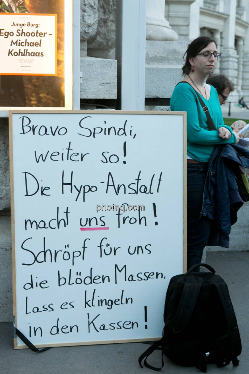 Ego Shooter vs. Hypo-Anstalt - Hypo Demonstration in Wien am 18.03.2014