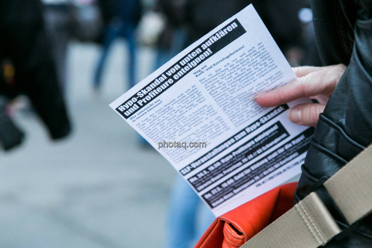 Profiteure enteignen - Hypo Demonstration in Wien am 18.03.2014