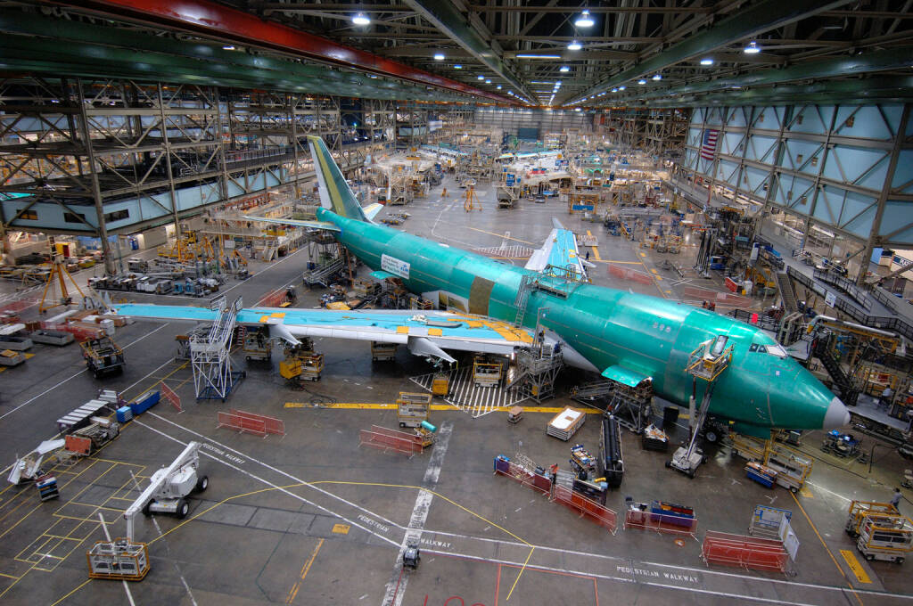 Boeing 747-400 Freighter in Final Assembly in the Everett Factory, Boeing Company
, © Boeing Company (Homepage) (20.03.2014) 