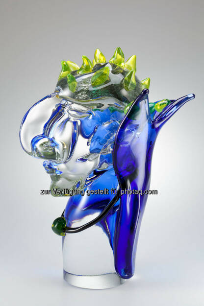 Wilhelm Krumböck, Sovrano di vetro, Glas, 1/1, 54 cm, Studio Berengo, Murano, Fotocredit: Wilhelm Krumböck (21.03.2014) 