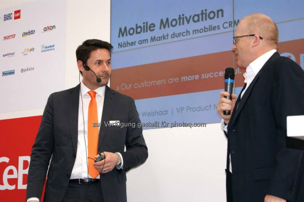 Vortrag Gerd Weishaar, VP Product Management update software AG: Näher am Markt durch mobiles CRM

Hier Aufzeichnung ansehen: 
http://bit.ly/CeBITmobilesCRM, © update (25.03.2014) 