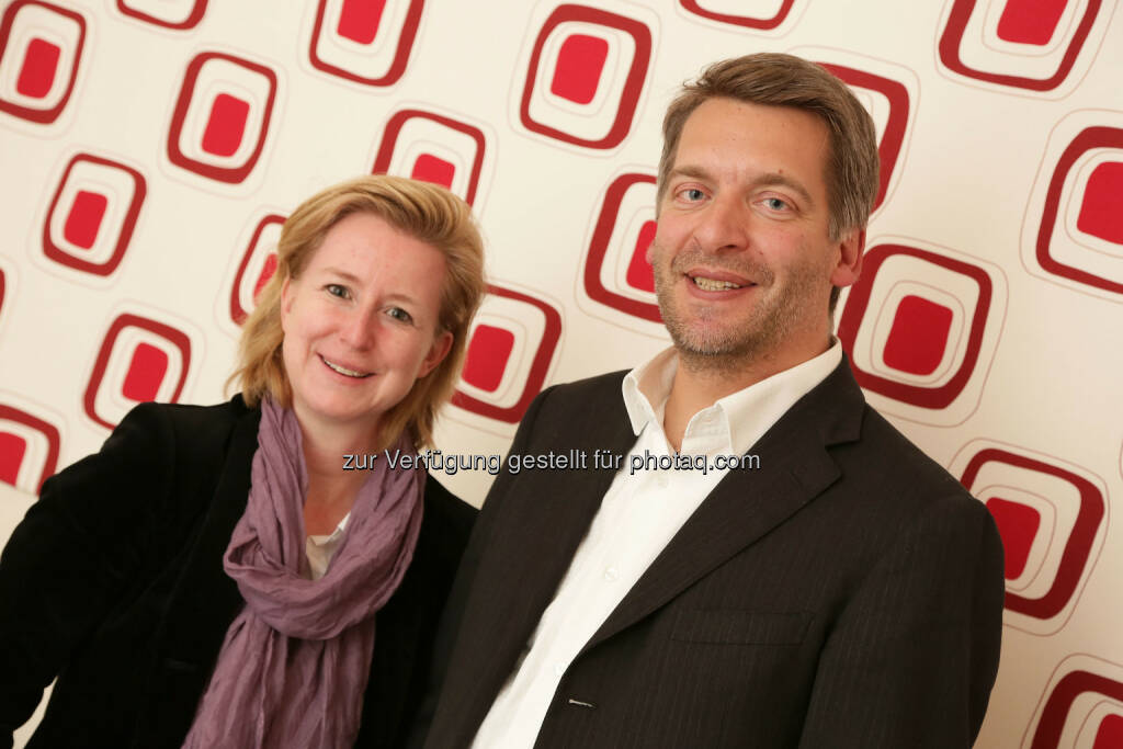 Birgit Kraft-Kinz (Geschäftsführerin Kraftkinz), Andreas Hladky (Gründer und Geschäftsführer von Point of Origin), © Kraftkinz (28.03.2014) 