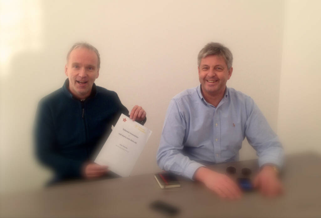 Christian Drastil heckt mit Thomas Streimelweger herum (heckt was aus, wäre zu früh, noch alles verschwommen) (29.03.2014)