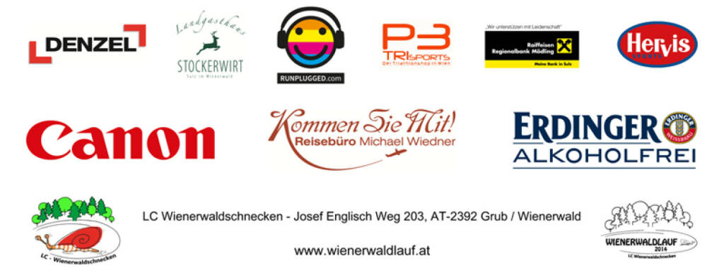 Runplugged unter den Sponsorpartnern bei http://www.wienerwaldlauf.at 2014 (31.03.2014) 