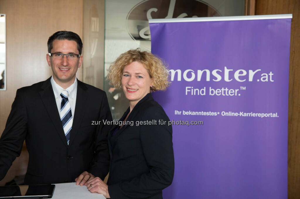 Barbara Riedl-Wiesinger, Country Manager & Sales Director Monster Worldwide Austria GmbH; Dr. Sven Laumer, Diplom-Wirtschaftsinformatiker, Universitäten Bamberg u. Frankfurt/Main: Monster Österreich Recruiting Trends 2014: Fachkräftemangel bleibt ein Thema: 31,3 Prozent der Top-500 Unternehmen wollen mehr Mitarbeiter beschäftigen.
, © Aussendung (01.04.2014) 