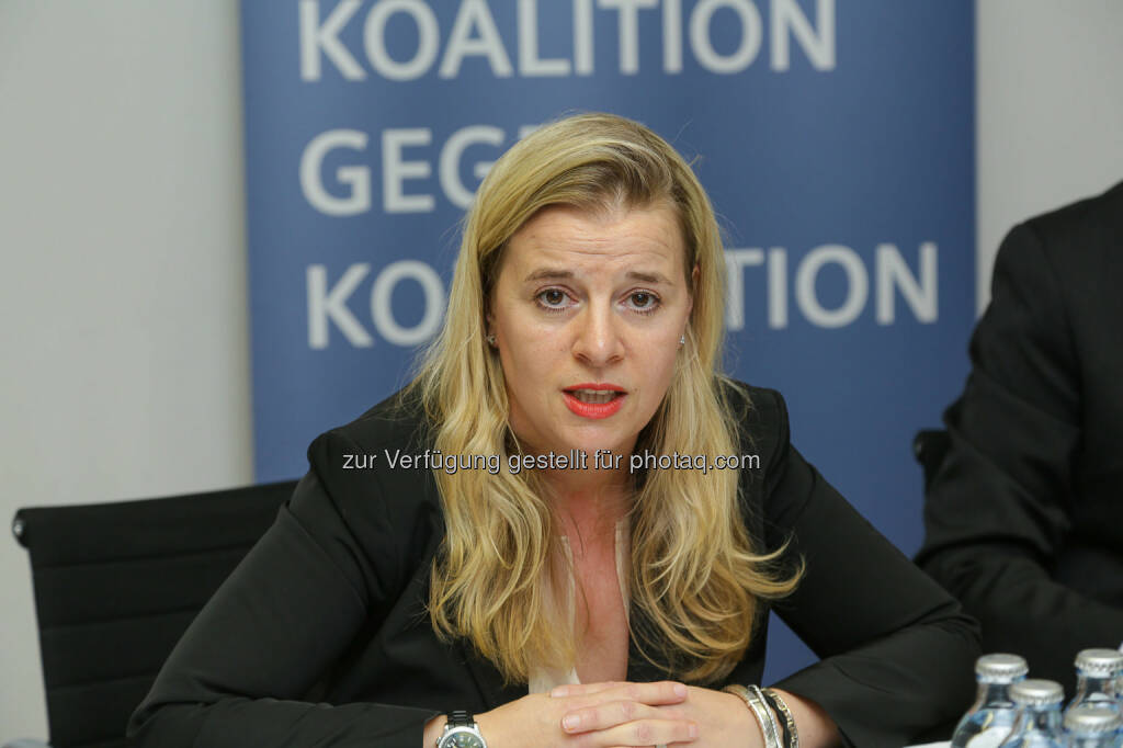 Karin Mair (Partner & National Leader von Deloitte Forensic Austria) beim Pressegespräch Whistleblower – Freund oder Feind? (Bild: Deloitte Österreich/APA-Fotoservice/Tanzer) (03.04.2014) 