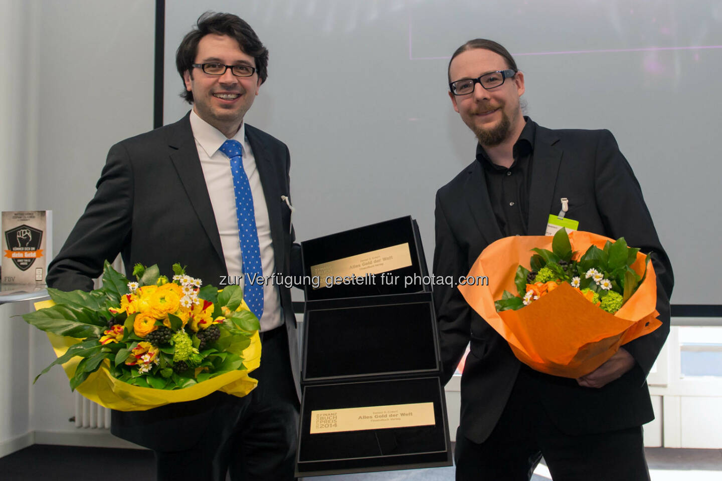 Frankfurt, GER - March 26, Deutscher Finanzbuchpreis 2014, Alte Börse  