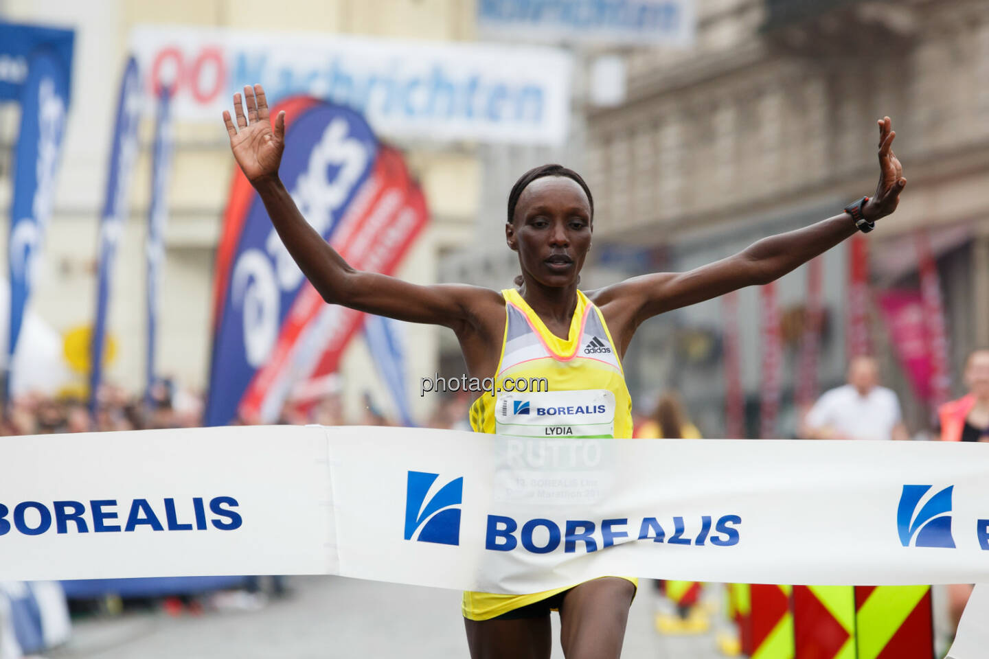 Rutto Lydia (KEN), Siegerin Borealis Linz Marathon, Fotograf: Klaus Mitterhauser