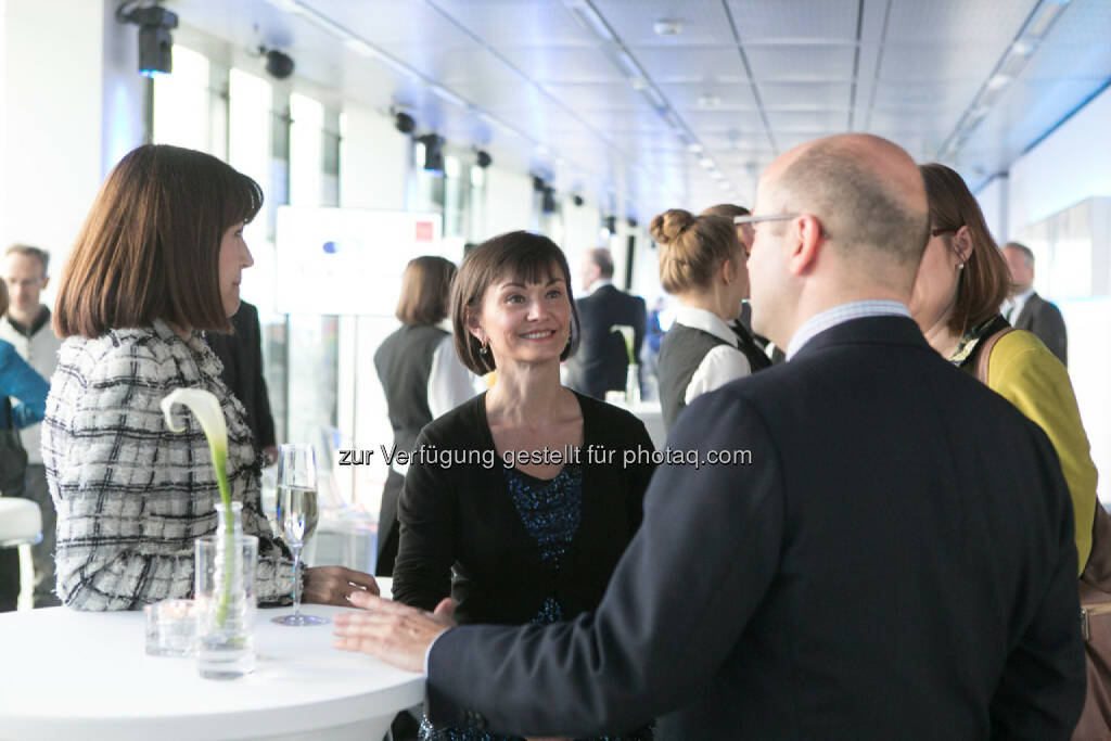 Birgit Kuras Edith Franc, Wiener Börse, © Martina Draper für Immofinanz (09.04.2014) 