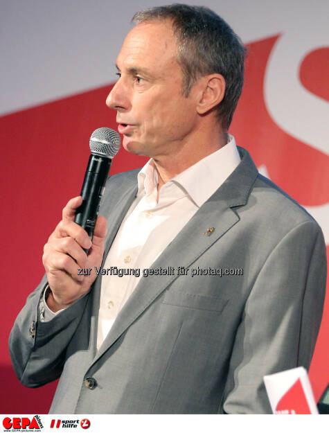 Geschaeftsfuehrer Anton Schutti (Sporthilfe). (Foto: GEPA pictures/ Christopher Kelemen)
 (10.04.2014) 