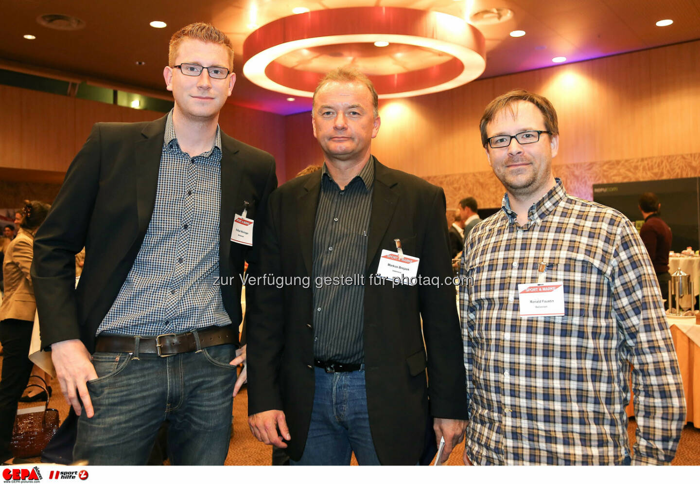  Raffael Weninger (Balloonart), Geschaeftsfueher Markus Brejzek (Internova) und Ronald Faustin (Balloonart). (Foto: GEPA pictures/ Christopher Kelemen)
