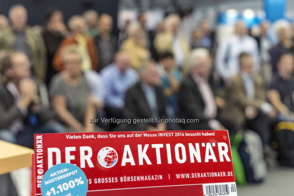 Magazin Der Aktionär (Bild: Messe Stuttgart) (11.04.2014) 