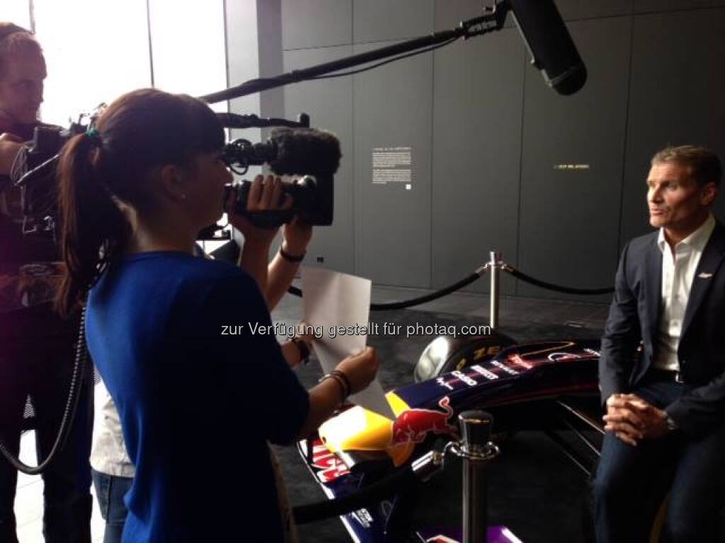 David Coulthard geflimt (Bild: voestalpine), &copy; voestalpine (11.04.2014) 