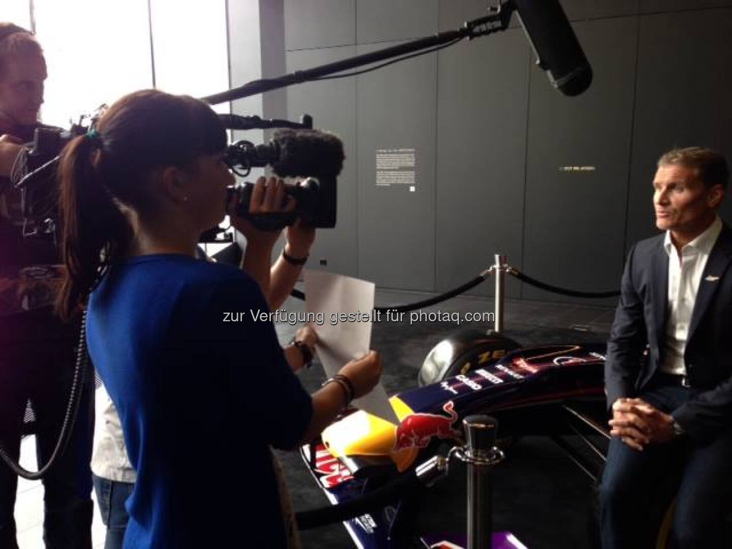 David Coulthard geflimt (Bild: voestalpine)