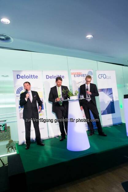 Franz Wohlfahrt (Novomatic), Gerhard Marterbauer (Deloitte), Gerald Jobst (Egger), © Martina Draper für BE  (27.04.2014) 