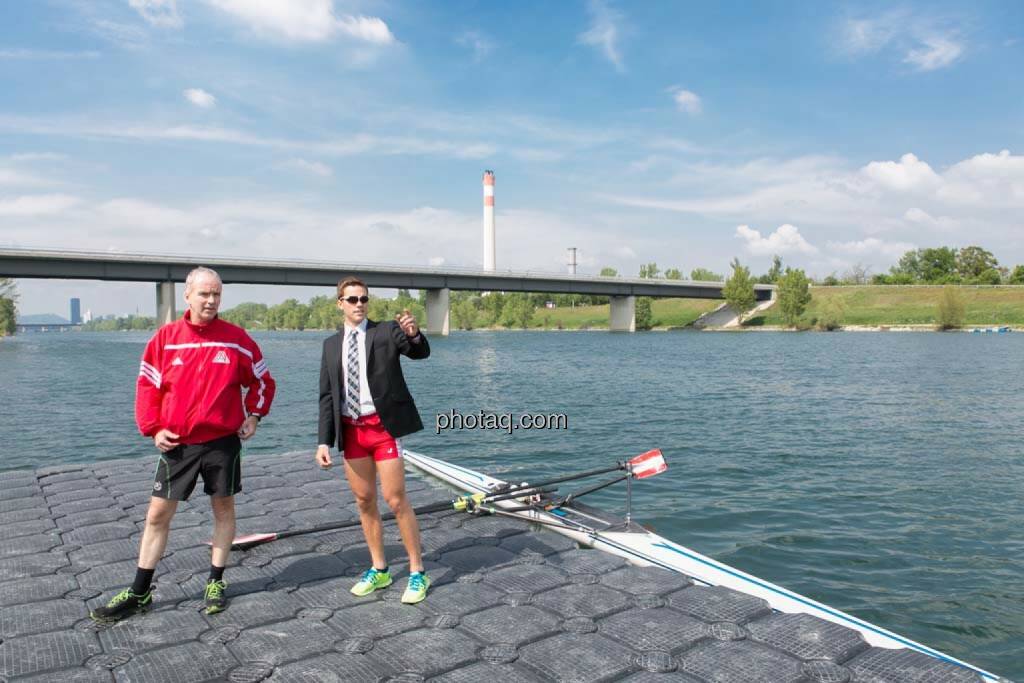 Christian Drastil, Gerald Pollak, © finanzmarktfoto.at/Martina Draper (27.04.2014) 