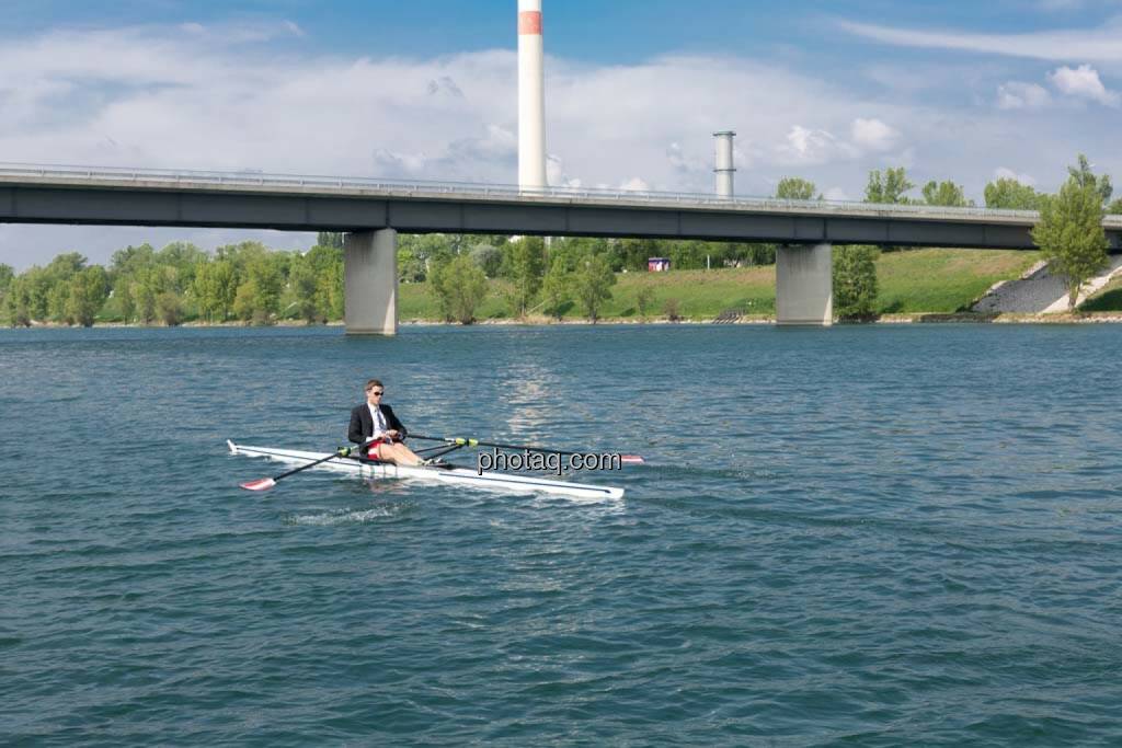 Ruhe, Wasser, Gerald Pollak, Sport und Business, rot-weiss-rot, © finanzmarktfoto.at/Martina Draper (27.04.2014) 