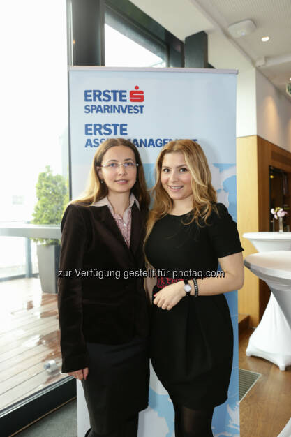 Amalia Ripfl (Fondsmanagerin ESPA), Sevda Sarp (Türkei-Aktienanalystin der Erste Asset Management) (27.04.2014) 