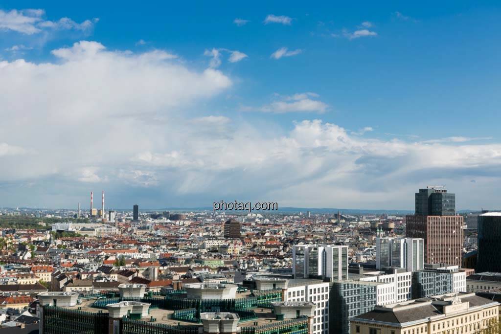 Wien, Blick vom Uniqa Tower, © finanzmarktfoto.at/Martina Draper (27.04.2014) 