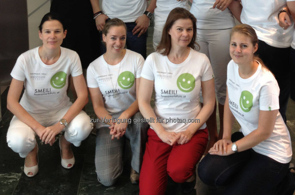 Bettina Schragl, Stella Julia Hatzl, Simone Korbelius, Angelika Karas - Anfang Mai startet der Smeil Award 2014: Vorjahressieger war Immofinanz, mehr Smeil-Bilder unter http://finanzmarktfoto.at//page/index/374 , © Aussendung (27.04.2014) 