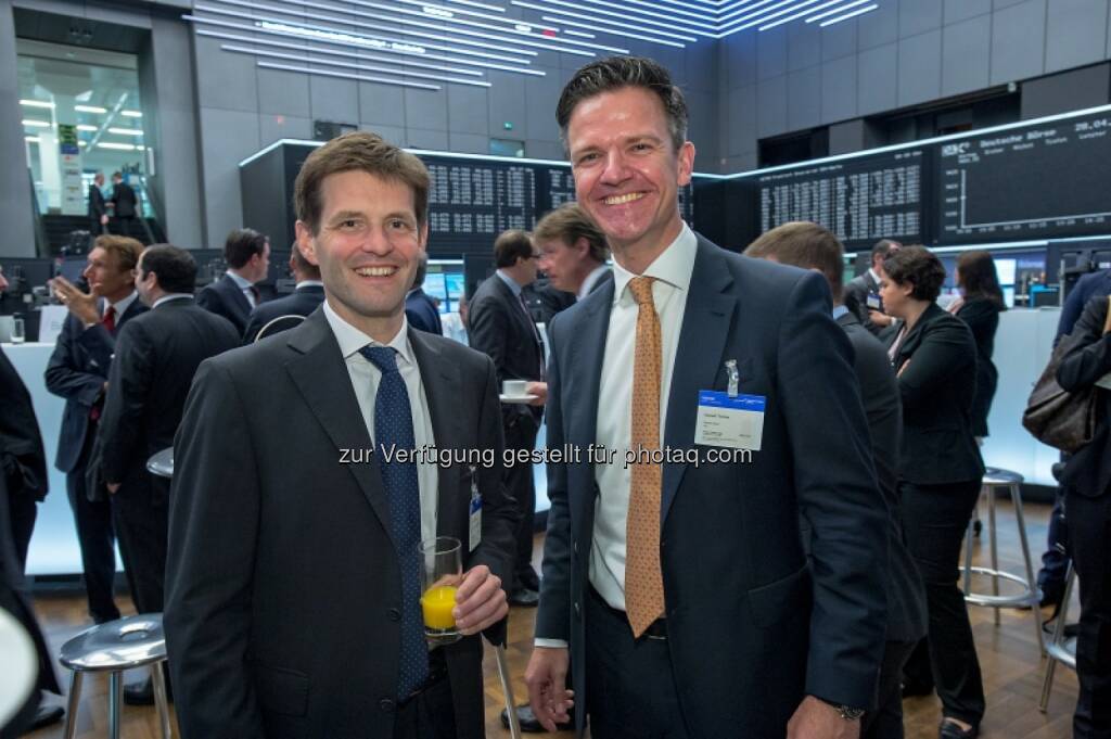 Thomas Zivny (CHSH), Thomas Geppelt (Baader Bank), © Immofinanz (29.04.2014) 