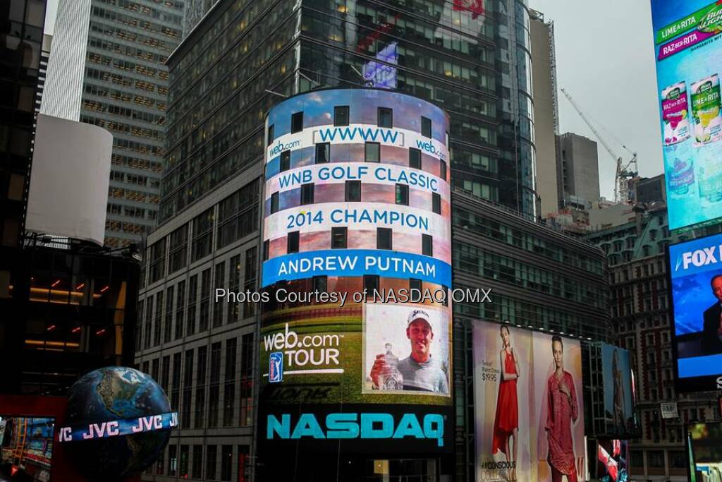 Congratulations to Andrew Putnam, winner of @WebDotComTour's 2014 WNB Golf Classic #WebTour  Source: http://facebook.com/NASDAQ (29.04.2014) 