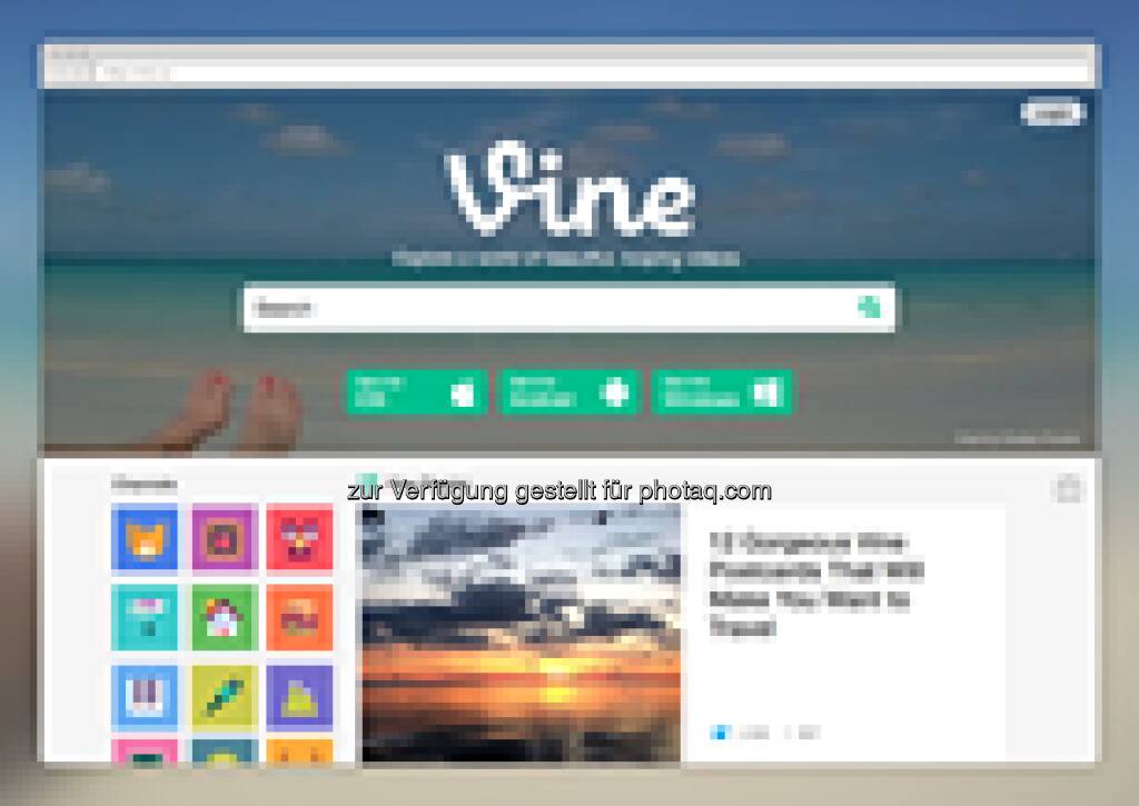 Today, we’re excited to introduce a brand-new version of vine.co, which adds a bunch of new features that will help you find and discover Vine videos on the web. Vine is the best way to see and share life in motion. Create short, beautiful, looping videos in a simple and fun way for your friends and family to see. Source: http://facebook.com/twitterinc (02.05.2014) 