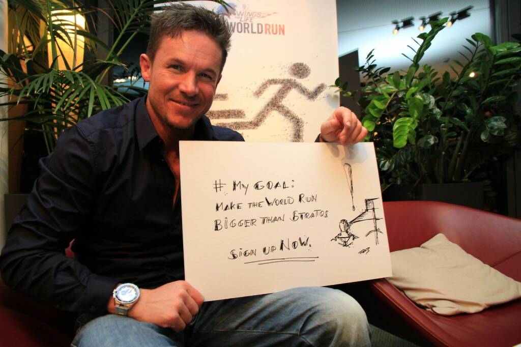 Felix Baumgartner, © Wings for Life World Run / Red Bull (04.05.2014) 