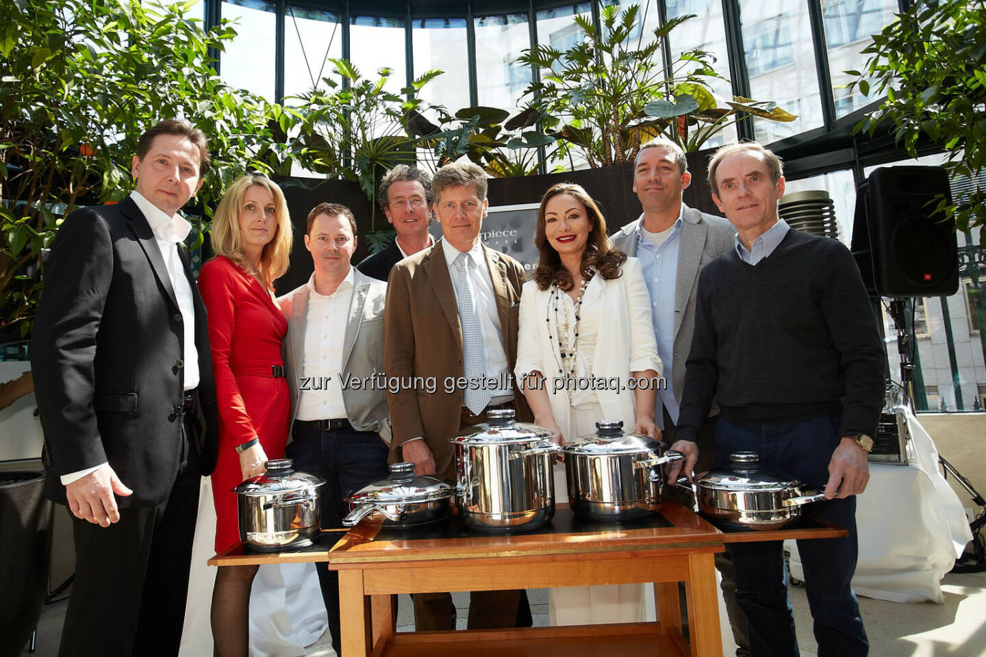 Heinz Reitbauer, Martina Hohenlohe, Simon Taxacher, Walter Eselböck, Kari Hohenlohe, Mariana Mill, Alan Weissgerber und Karl Obauer: Mit Junge Köche Österreich sucht Zepter International in Kooperation mit Gault Millau den Newcomer 2014.