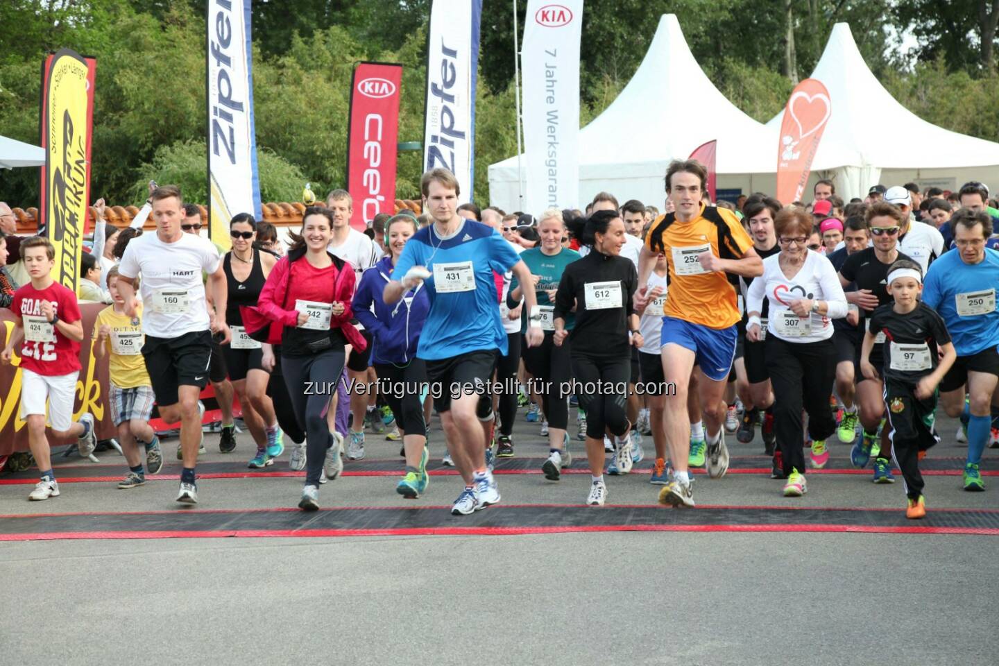 Wiener Herzlauf, Start